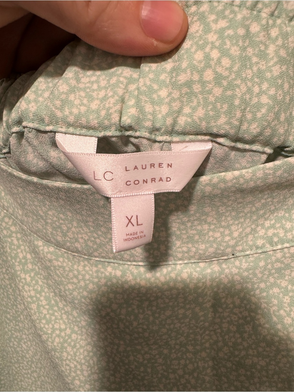 LC Lauren Conrad Mint Green Asymmetrical Ruffle Midi Skirt - Picture 3 of 3